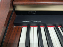 Load image into Gallery viewer, Yamaha Clavinova CLP-340 Digital Piano and stool in mahogany stock # 25193