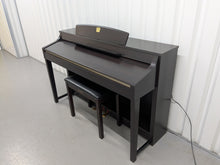Load image into Gallery viewer, YAMAHA CLAVINOVA CLP-370 DIGITAL PIANO + STOOL IN DARK ROSEWOOD stock nr 25162