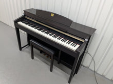 Load image into Gallery viewer, YAMAHA CLAVINOVA CLP-370 DIGITAL PIANO + STOOL IN DARK ROSEWOOD stock nr 25162