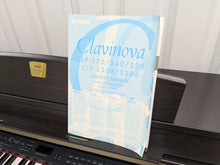 Load image into Gallery viewer, YAMAHA CLAVINOVA CLP-370 DIGITAL PIANO + STOOL IN DARK ROSEWOOD stock nr 25162