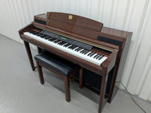 Load image into Gallery viewer, Yamaha Clavinova CLP-280 in Polished Mahogany with matching stool stock nr 25188