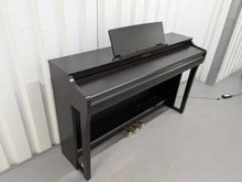 Load image into Gallery viewer, Yamaha clavinova CLP-825 digital piano and stool in dark rosewood stock #25198