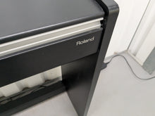 Load image into Gallery viewer, Roland F130R compact slim size Digital Piano in black stock # 25187
