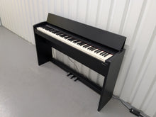 Load image into Gallery viewer, Roland F130R compact slim size Digital Piano in black stock # 25187