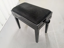 Load image into Gallery viewer, Roland HP-3e Digital Piano and stool in glossy black polished ebony Stock #25199