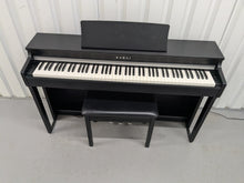 Load image into Gallery viewer, Kawai CN27 digital piano and stool in satin black finish stock number 25205