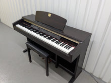 Load image into Gallery viewer, Yamaha Clavinova CLP-120 Digital Piano and stool in dark rosewood stock #25274