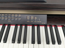 Load image into Gallery viewer, Yamaha Clavinova CLP-120 Digital Piano and stool in dark rosewood stock #25274