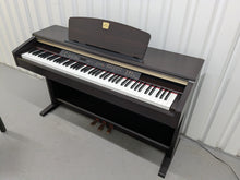 Load image into Gallery viewer, Yamaha Clavinova CLP-120 Digital Piano and stool in dark rosewood stock #25274