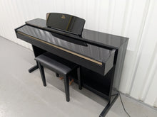 Load image into Gallery viewer, Yamaha Arius YDP-C71PE Digital Piano in polished ebony glossy black stock #25231