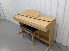 Load image into Gallery viewer, Yamaha Arius YDP-140 digital piano and stool in cherry wood finish stock #25227