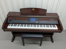Load image into Gallery viewer, Yamaha Clavinova CVP-403 Polished Mahogany Digital Piano arranger stock #25234