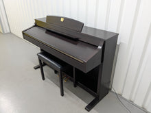 Load image into Gallery viewer, Yamaha Clavinova CLP-340 Digital Piano and stool in rosewood stock # 25245