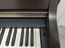Load image into Gallery viewer, Yamaha Clavinova CLP-340 Digital Piano and stool in rosewood stock # 25245