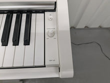 Load image into Gallery viewer, Yamaha Arius YDP-145 digital piano and stool in satin white finish stock nr 25252
