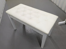 Load image into Gallery viewer, Yamaha Arius YDP-145 digital piano and stool in satin white finish stock nr 25252
