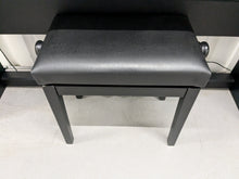 Load image into Gallery viewer, Roland F140R Digital Piano in satin black slim line space saver stock # 25253