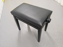 Load image into Gallery viewer, Roland F140R Digital Piano in satin black slim line space saver stock # 25253