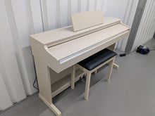 Load image into Gallery viewer, Yamaha Arius YDP-163 digital piano and stool in white ash finish stock #25255