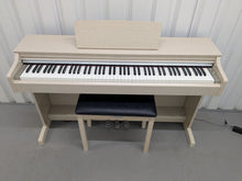 Load image into Gallery viewer, Yamaha Arius YDP-163 digital piano and stool in white ash finish stock #25255