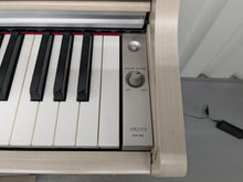 Load image into Gallery viewer, Yamaha Arius YDP-163 digital piano and stool in white ash finish stock #25255