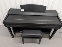 Load image into Gallery viewer, YAMAHA CLAVINOVA CVP-605 DIGITAL PIANO + STOOL IN SATIN BLACK stock 25270