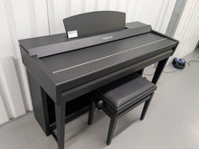 Load image into Gallery viewer, YAMAHA CLAVINOVA CVP-605 DIGITAL PIANO + STOOL IN SATIN BLACK stock 25270