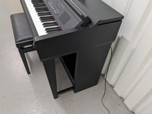 Load image into Gallery viewer, YAMAHA CLAVINOVA CVP-605 DIGITAL PIANO + STOOL IN SATIN BLACK stock 25270