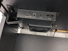 Load image into Gallery viewer, Yamaha Clavinova CLP-635 Digital Piano and stool in satin black stock #25271