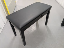 Load image into Gallery viewer, Yamaha Clavinova CLP-735 digital piano and stool in black finish stock nr 25267