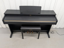 Load image into Gallery viewer, Yamaha Arius YDP-162 Digital Piano and stool in satin black, clavinova keyboard stock #25268