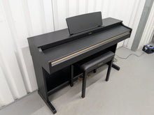 Load image into Gallery viewer, Yamaha Arius YDP-162 Digital Piano and stool in satin black, clavinova keyboard stock #25268