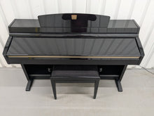 Load image into Gallery viewer, Yamaha Clavinova CLP-230PE piano +stool polished ebony glossy black stock # 25263