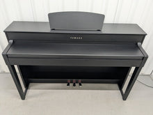 Load image into Gallery viewer, Yamaha Clavinova CLP-535 digital piano in satin black finish stock # 25276