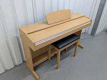 Load image into Gallery viewer, Yamaha Arius YDP-141 digital piano and stool in cherry wood finish stock #25115