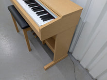 Load image into Gallery viewer, Yamaha Arius YDP-141 digital piano and stool in cherry wood finish stock #25115