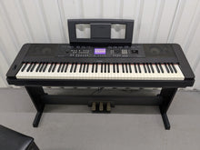 Load image into Gallery viewer, Yamaha DGX-650 in black 88 Weighted Keys Portable Grand 3 pedals stock #25282