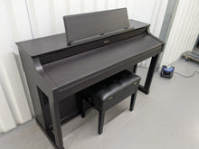 Load image into Gallery viewer, Roland HP307 Digital Piano and stool in dark rosewood finish Stock #25284