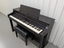 Load image into Gallery viewer, Roland HP307 Digital Piano and stool in dark rosewood finish Stock #25284