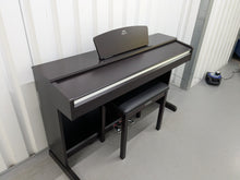 Load image into Gallery viewer, Yamaha Arius YDP-135 digital piano and stool in rosewood stock # 25283