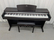 Load image into Gallery viewer, Yamaha Arius YDP-135 digital piano and stool in rosewood stock # 25283