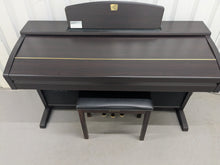 Load image into Gallery viewer, Yamaha Clavinova CVP-305 Digital Piano arranger + stool in dark rosewood stock #25287