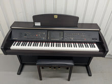 Load image into Gallery viewer, Yamaha Clavinova CVP-305 Digital Piano arranger + stool in dark rosewood stock #25287