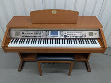 Load image into Gallery viewer, Yamaha Clavinova CVP-301 Digital Piano / arranger and stool cherry wood stock #25288