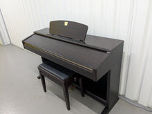 Load image into Gallery viewer, Yamaha Clavinova CLP-120 Digital Piano and stool in dark rosewood stock #25295