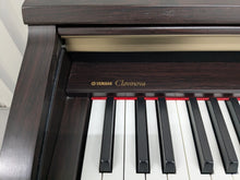 Load image into Gallery viewer, Yamaha Clavinova CLP-120 Digital Piano and stool in dark rosewood stock #25295