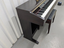 Load image into Gallery viewer, Yamaha Clavinova CLP-120 Digital Piano and stool in dark rosewood stock #25295