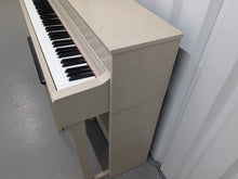 Load image into Gallery viewer, Yamaha Clavinova CLP-635 CLP-635WA Digital Piano and stool in white ash stock # 25296