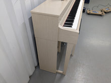 Load image into Gallery viewer, Yamaha Clavinova CLP-635 CLP-635WA Digital Piano and stool in white ash stock # 25296