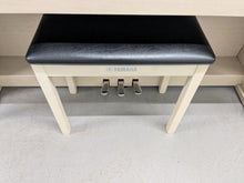 Load image into Gallery viewer, Yamaha Clavinova CLP-635 CLP-635WA Digital Piano and stool in white ash stock # 25296